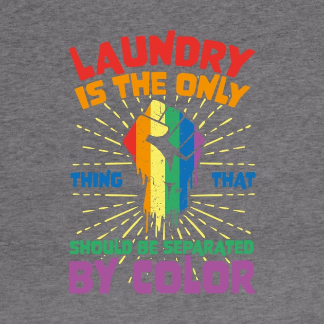 Laundry Is The Only Thing That Should Be Separated By Color by jodotodesign